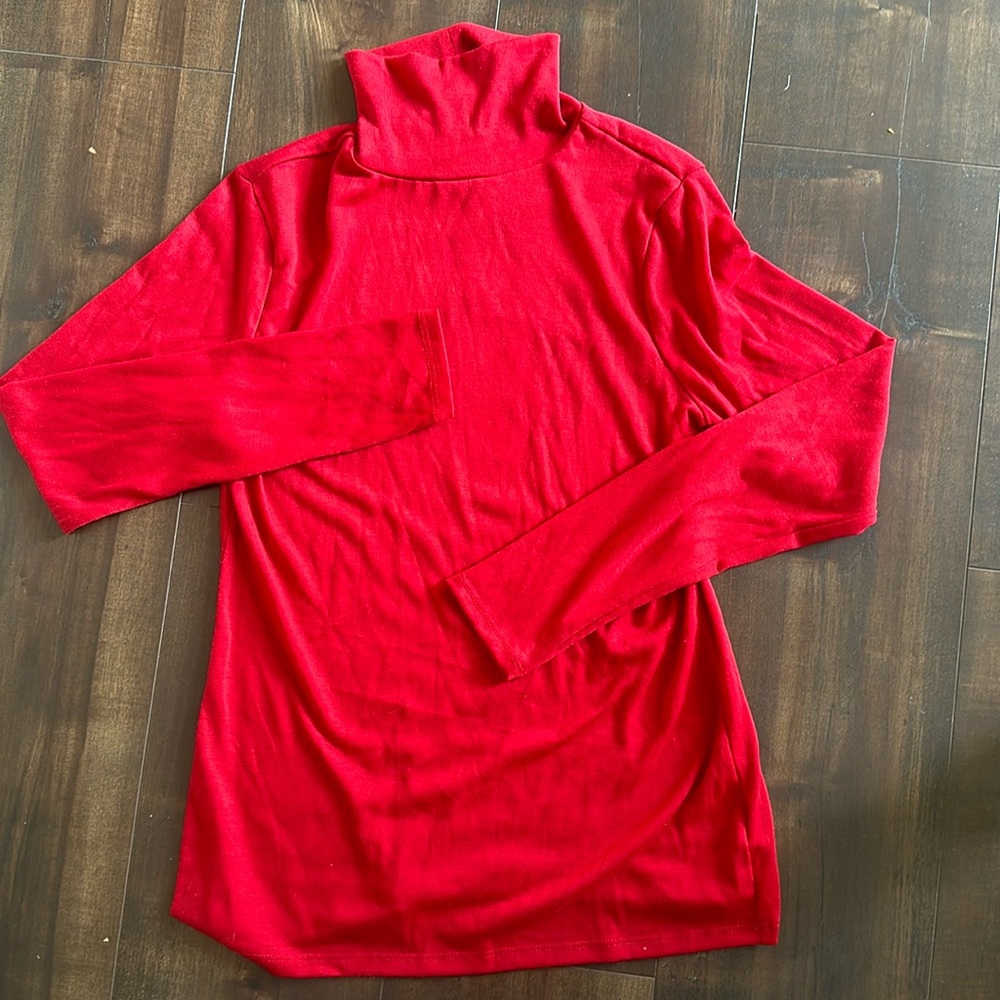 Red Turtleneck